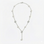 Silver Shell Pearl Necklace