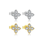 Silver Clover Earrings